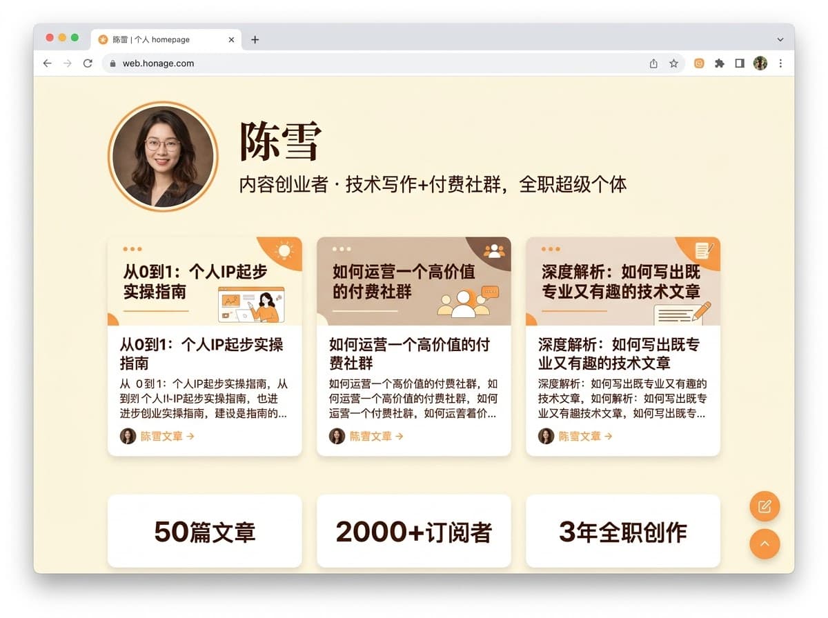 陈雪 的个人主页